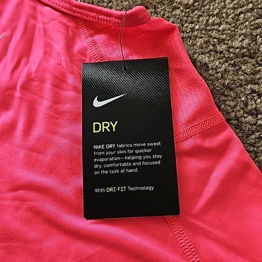 Nike Dri Fit Pink Tank Top